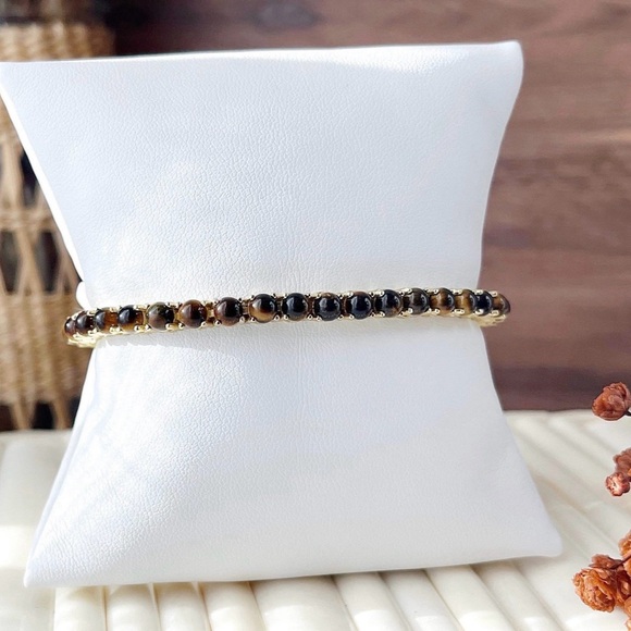 Park Lane “Tigers Eye” Micro Impression Bracelet! BNIB!Limited Edit! Sold Out! - Picture 4 of 12